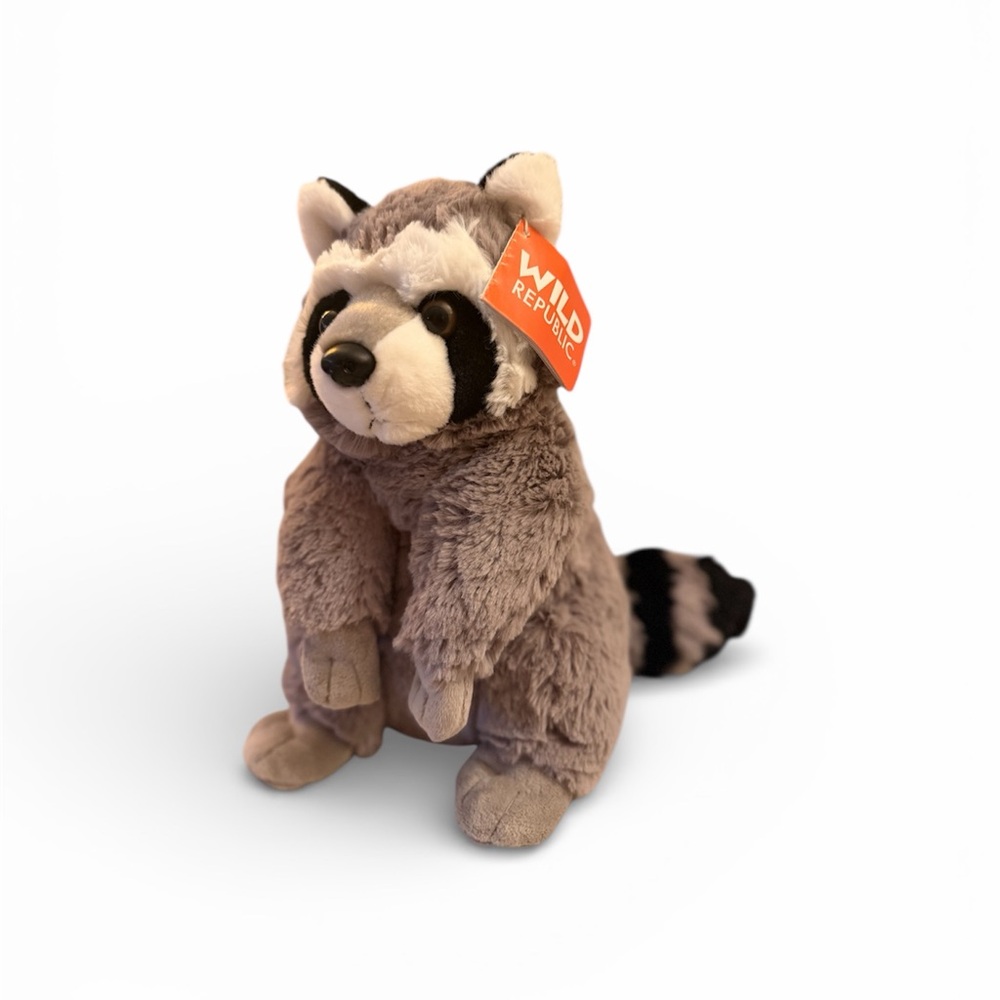Wild Republic Medium Large Raccoon Stuffed Animal